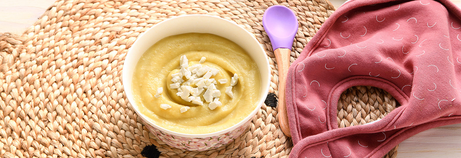 Recette bébé 18 mois : Purée d'aubergine au chèvre | Blédina