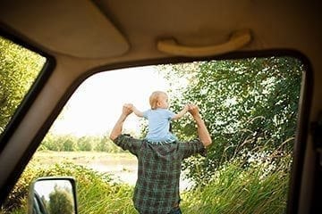 Long trajet en voiture avec bébé