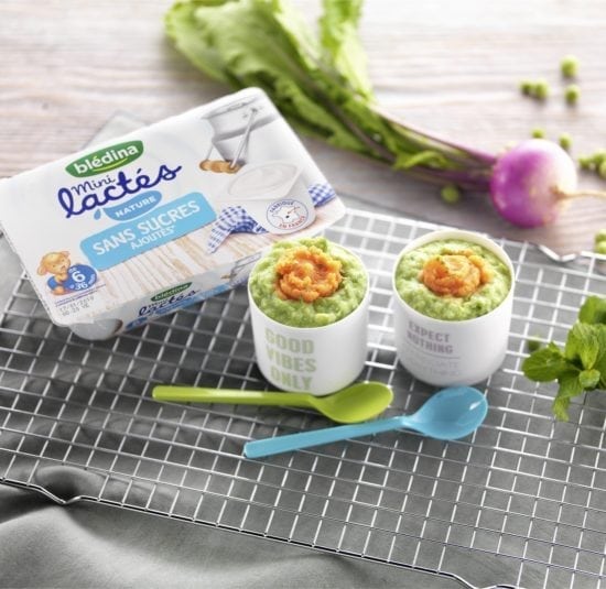 Yaourts Nature Sans Sucres Ajoutes Pour Bebe Mini Lactes Des 6 Mois Bledina