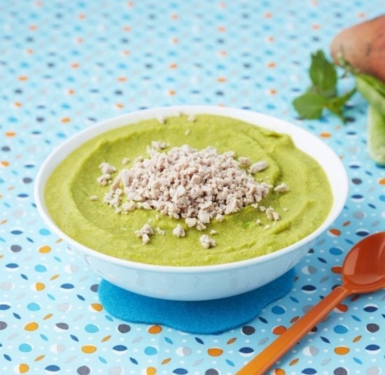Recette Bebe 8 Mois Potiron Patate Douce Et Touche De Ciboulette Bledina