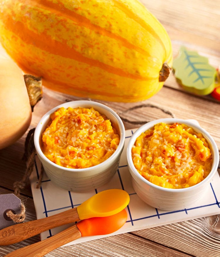 Recette Bebe 18 Mois Gratin De Butternut Touche De Muscade Bledina