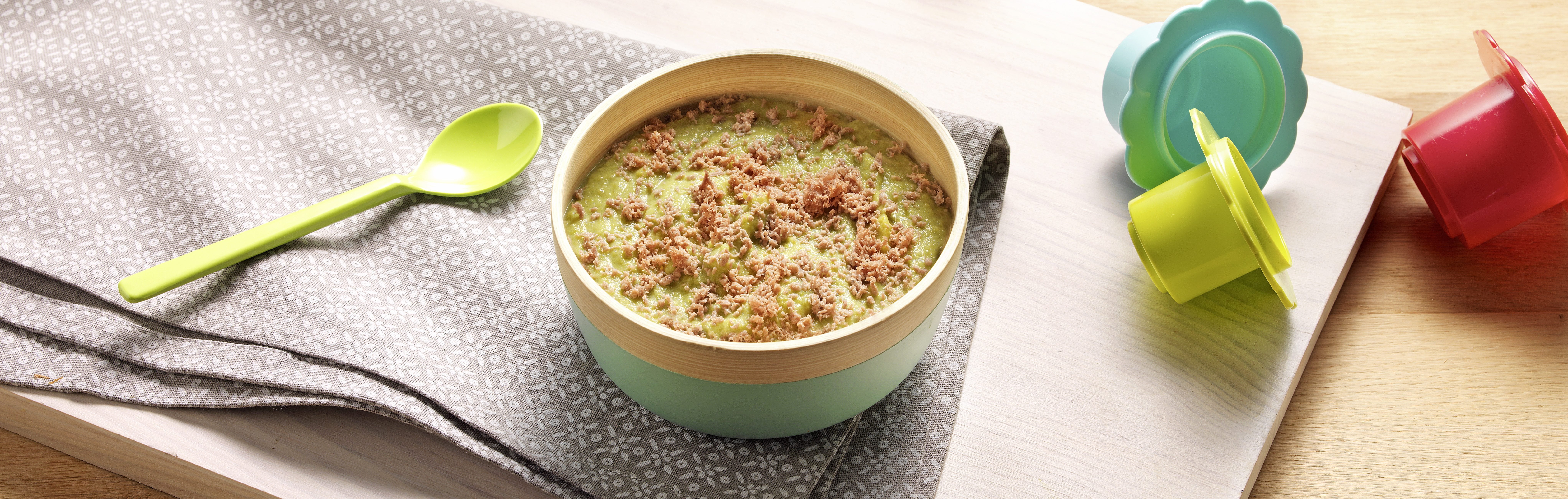 Recette bébé 8 mois Persillade haricots verts et bœuf Blédina