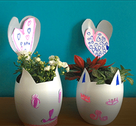 Pot de fleur Petit chat