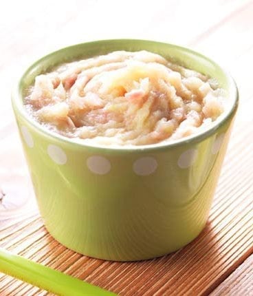 Recette Bebe 6 Mois Puree De Poireaux Pommes De Terre Et Veau Bledina