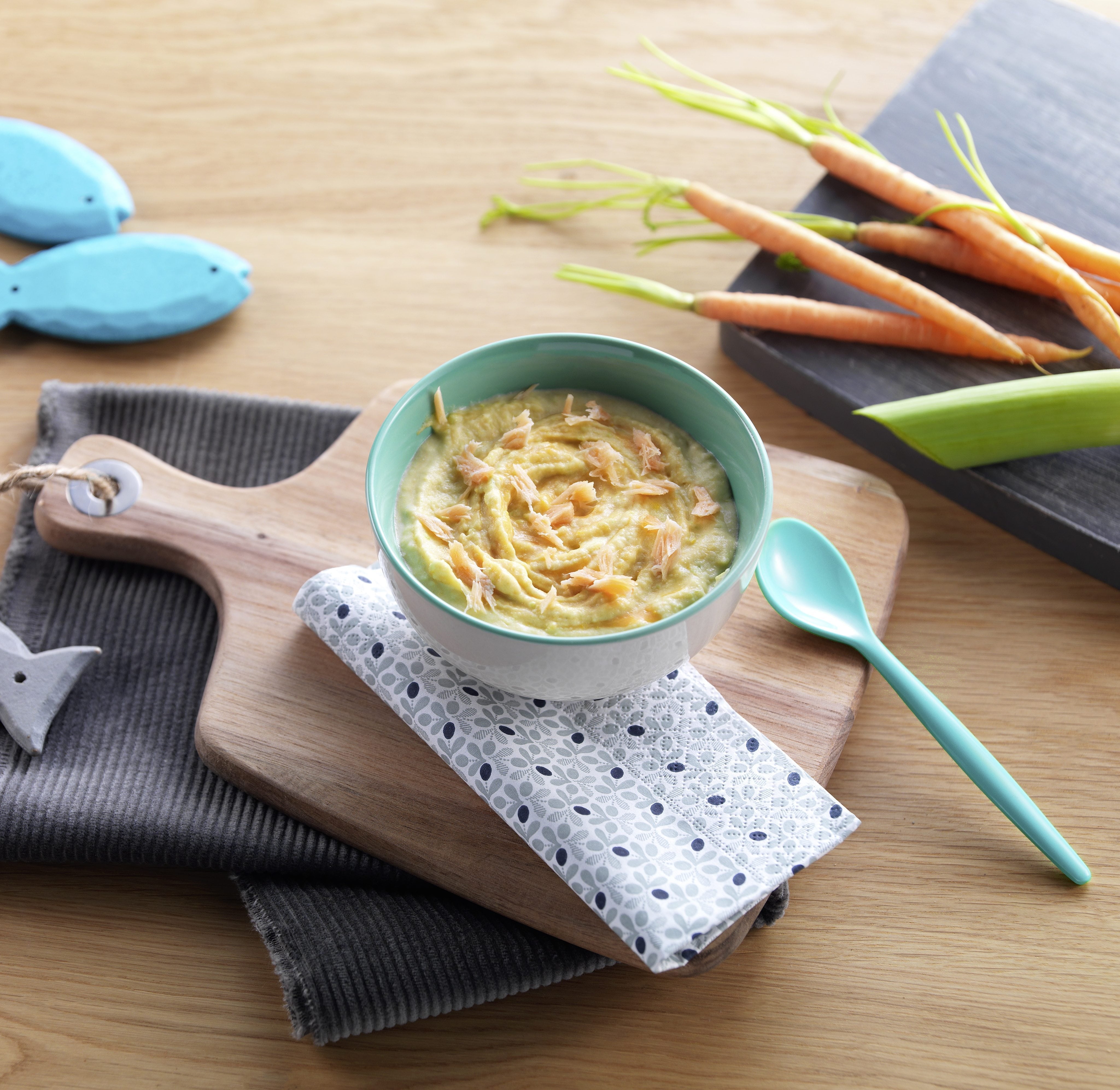 Recette Bebe 12 Mois Saumon Et Julienne De Petits Legumes Bledina