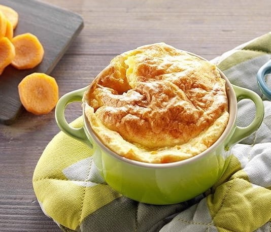 Soufflé carotte et fromage