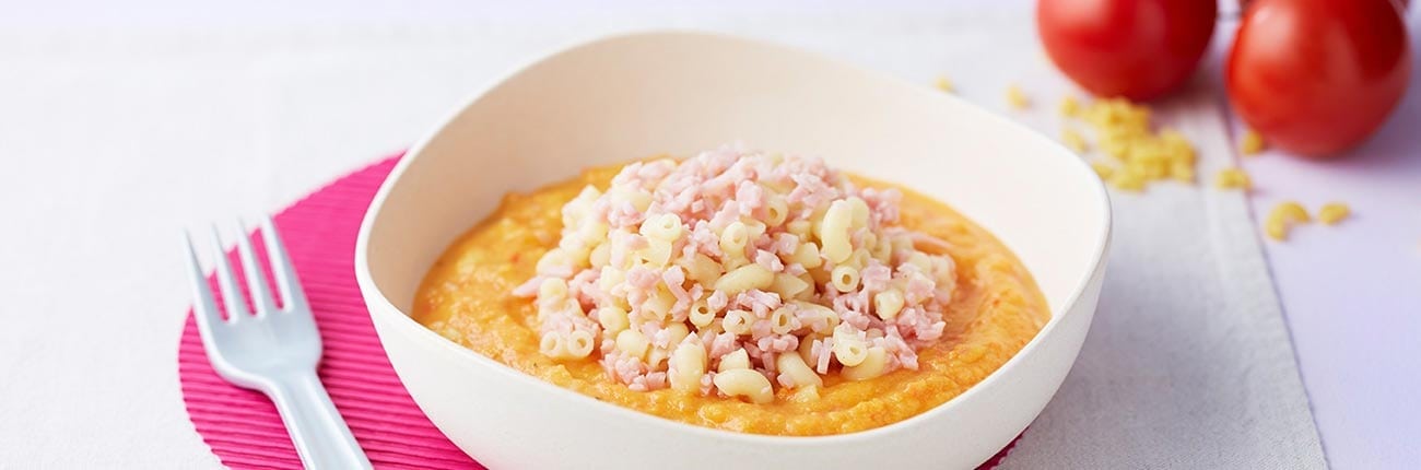Recette Bebe 12 Mois Tomates Pates Coquilles Jambon Touche De Basilic Bledina Recette Bebe 12 Mois Tomates Pates Coquilles Jambon Touche De Basilic Bledina