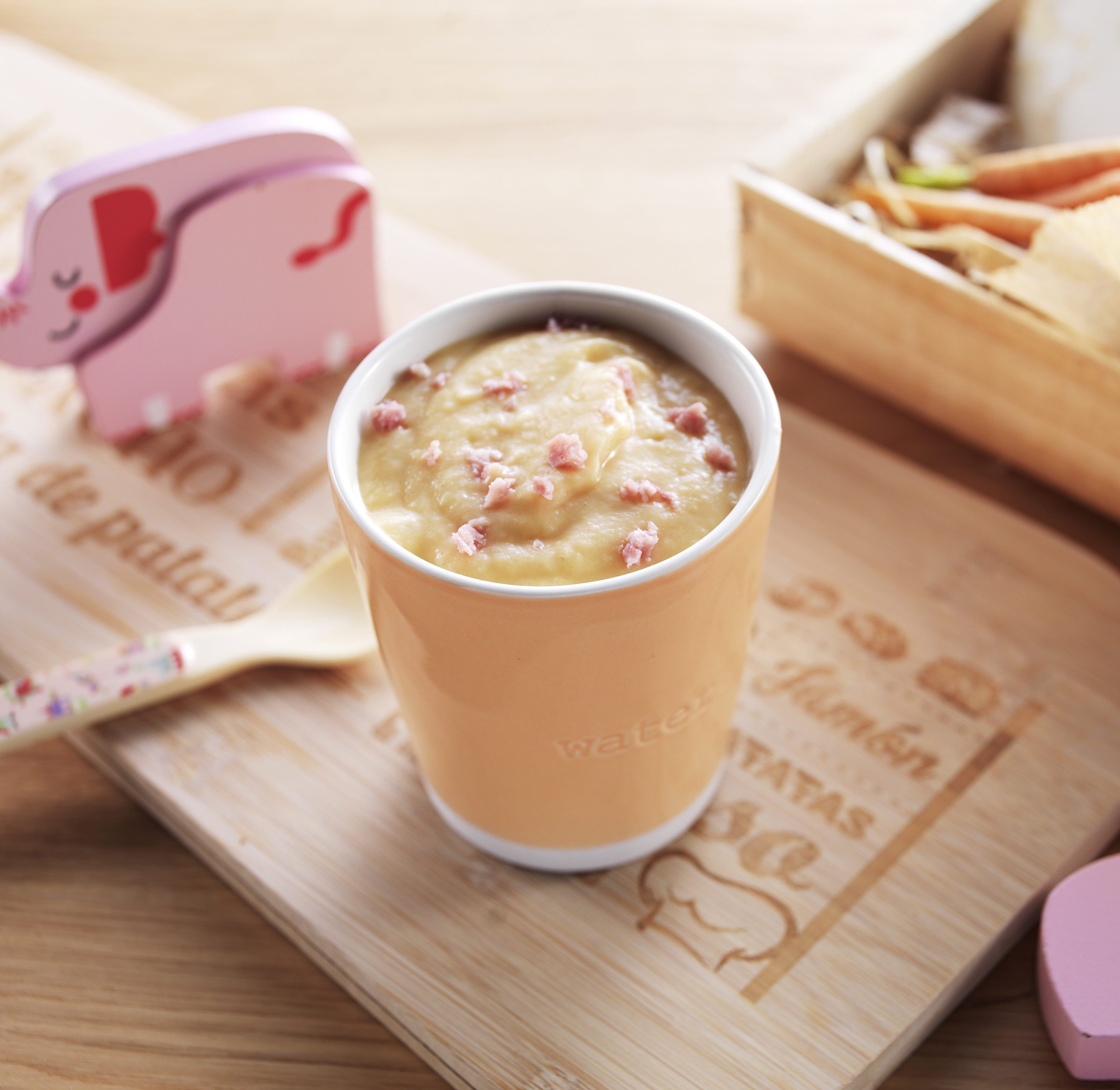 Recette Bebe 6 Mois Veloute De Carotte Celeri Jambon Blanc Bledina