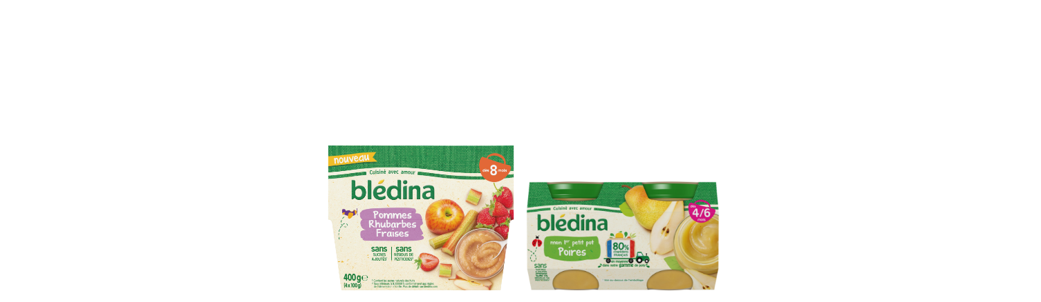 Les Purées de Fruits Blédina
