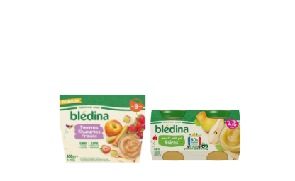 Les Purées de Fruits Blédina
