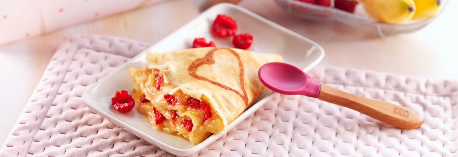 Crepe Banane Framboise Pour Bebe Des 18 Mois Recette Bebe Bledina Crepe Banane Framboise Pour Bebe Des 18 Mois Recette Bebe Bledina