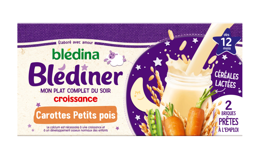 Blediner Croissance Cereales Et Carottes Petits Pois Pour Bebe Des 12 Mois Bledina Blediner Croissance Cereales Et Carottes Petits Pois Pour Bebe Des 12 Mois Bledina