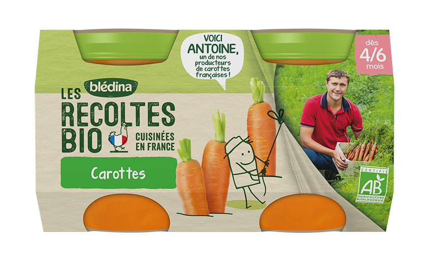 1 pot Les Récoltes Bio Pots Carottes