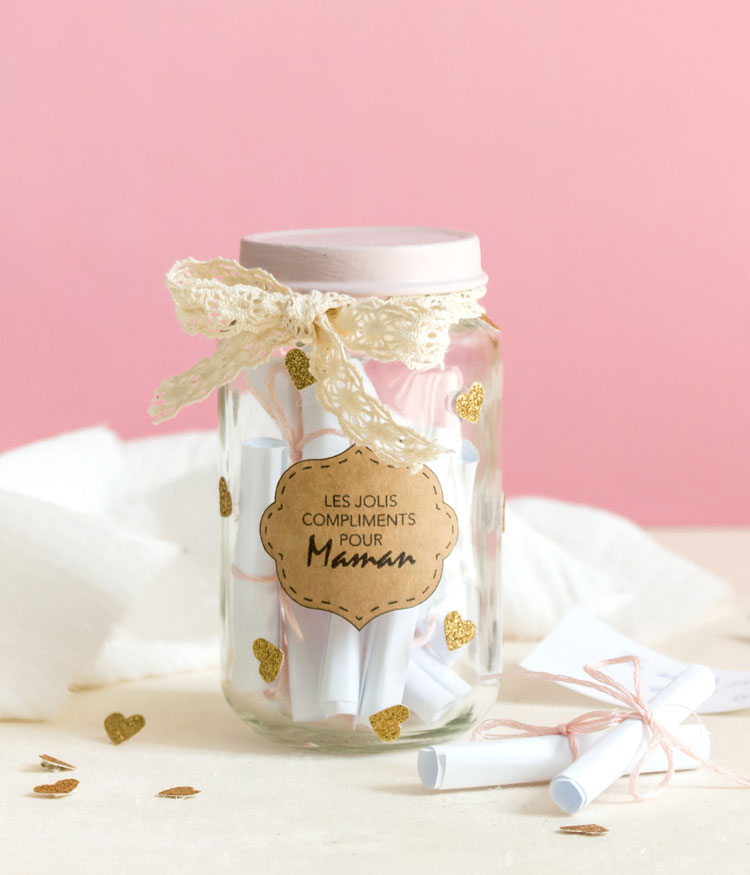 Diy Fete Des Meres Le Petit Pot A Compliments Bledina Diy Fete Des Meres Le Petit Pot A Compliments Bledina