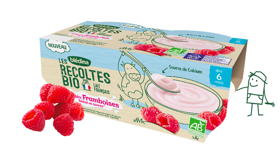 Yaourts bio pour bébé Les Brassés Bio Blédina
