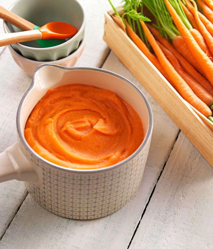 Petit Pot Bébé Bio 6 Mois - Purée fine Les carottes de Monsieur Paul