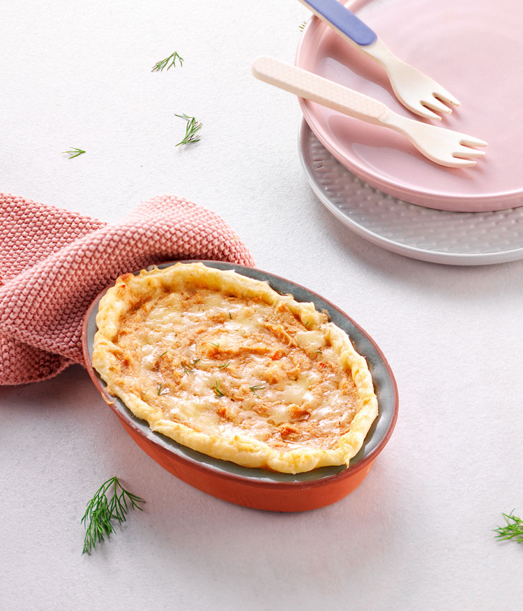 Recette Bebe 18 Mois Soir Tarte Panais Et Poisson Bledina