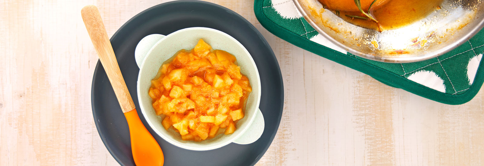 Melon Roti Au Miel Et Romarin Recette bébé 12 mois : Melon rôti au romarin | Blédina