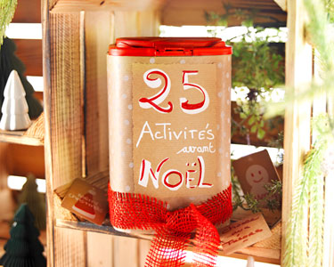 Le DIY : Boîte 25 activités à faire avant Noël !