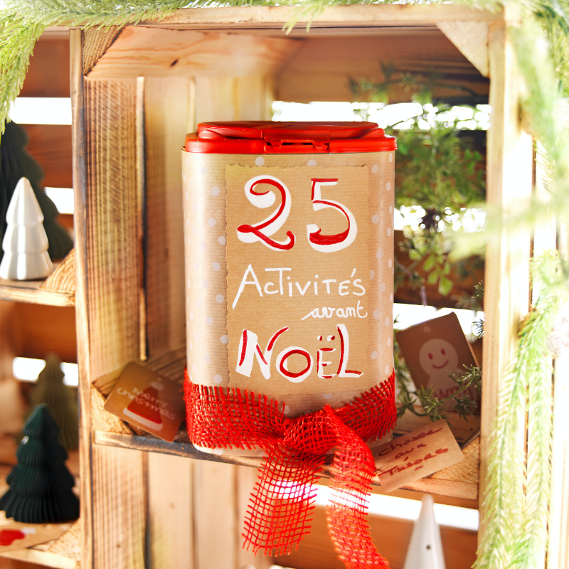 DIY boite 25 activites a faire avant noel resultat