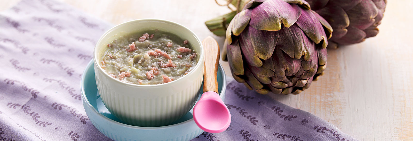 Recette Bebe 8 Mois Artichaut Et Jambon Bledina