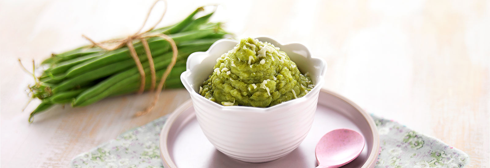 Recette Haricot Vert Bébé 12 Mois Recette bébé 12 mois : Purée de haricots verts au fromage | Blédina