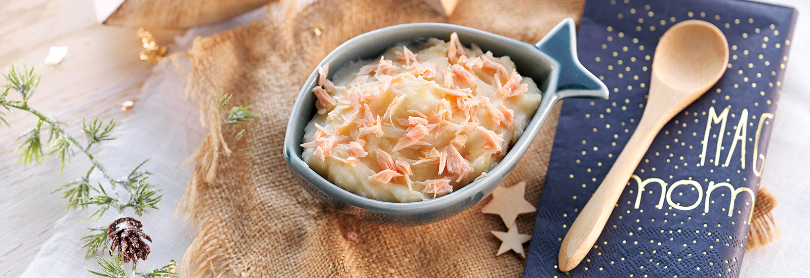 Recette Bebe 8 Mois Saumon Citronne Puree De Panais Bledina