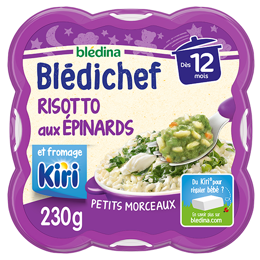 Bledichef risotto epinards