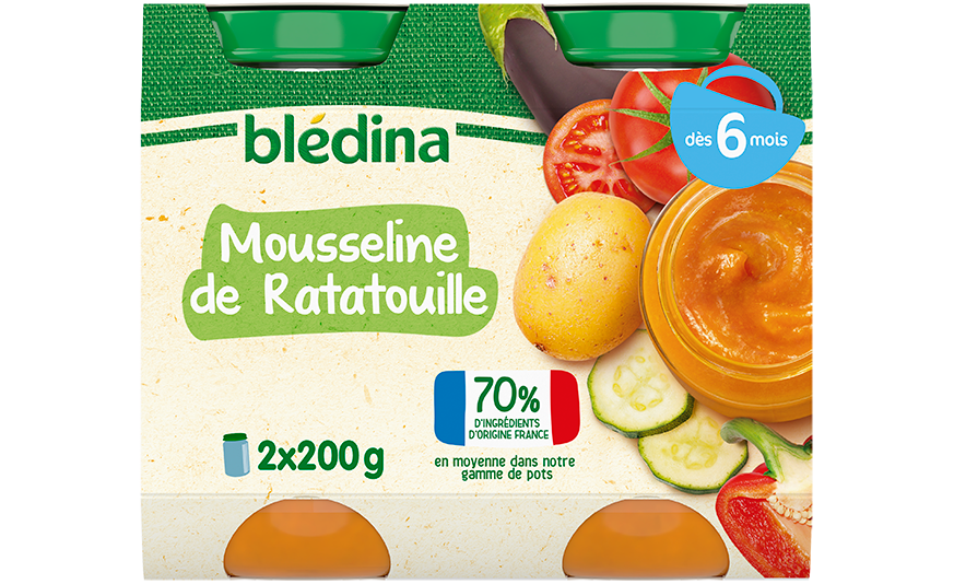 1 pot  Mousseline de Ratatouille