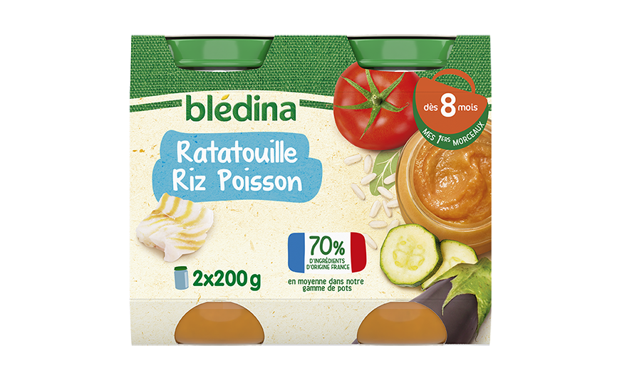 Pots legumes poisson ratatouille riz poisson