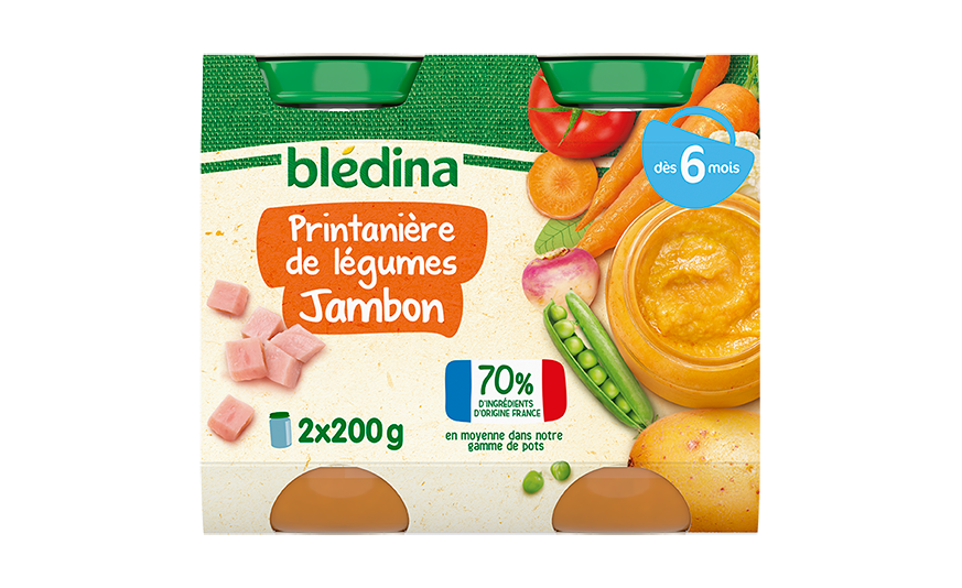 Pots legumes viande printanniere legumes jambon