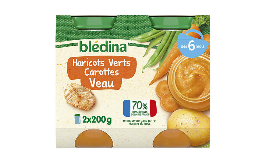 pot legumes viandes haricots verts carottes veau