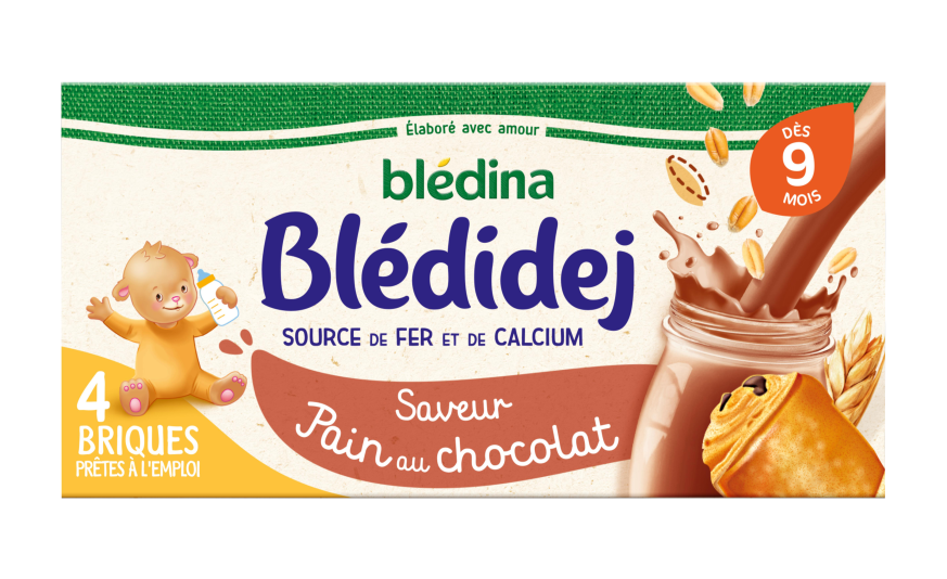 Bledidej Saveur Pain Au Chocolat Pour Bebe Des 9 Mois Bledina Bledidej Saveur Pain Au Chocolat Pour Bebe Des 9 Mois Bledina