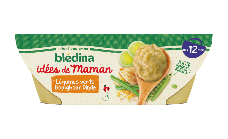 Repas Bebe Legumes Verts Boulghour Dinde Des 12 Mois Idees De Maman Bledina