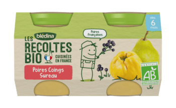 Blédina Les Récoltes Bio Pomme Prunes Vanille, Bébé