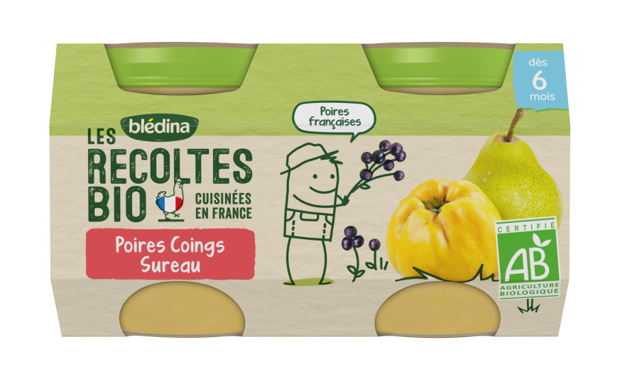 Petit Pot Bebe Bio Poires Coings Sureau Des 6 Mois Bledina Petit Pot Bebe Bio Poires Coings Sureau Des 6 Mois Bledina