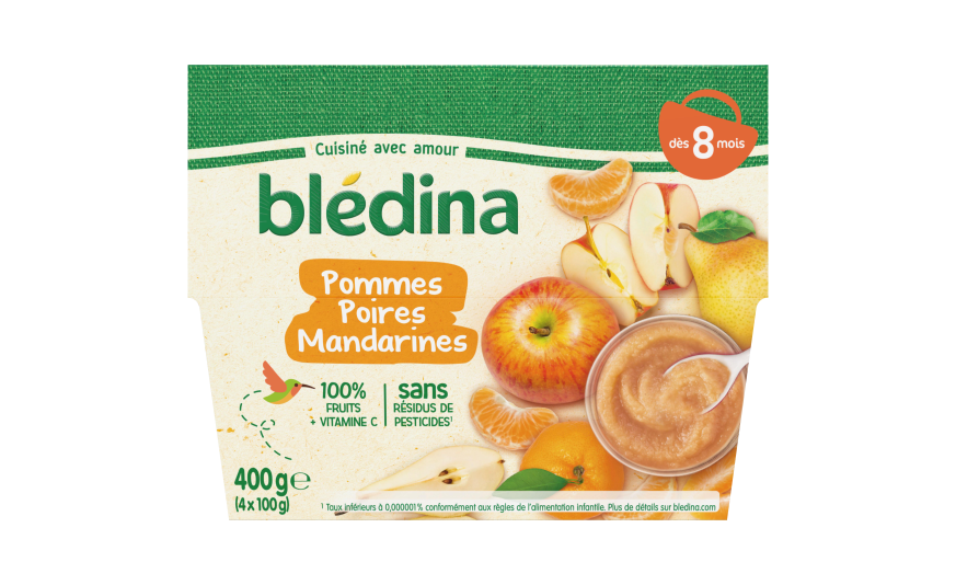 4 Pommes Poires Mandarines
