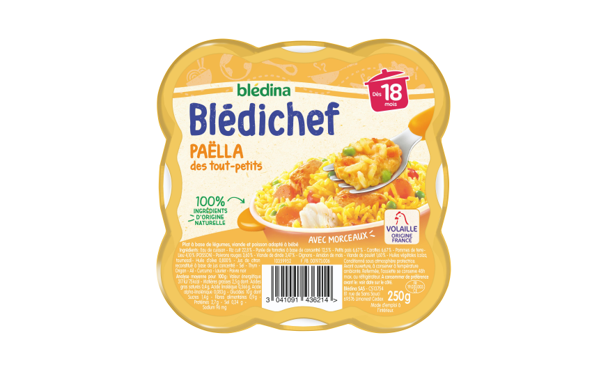 Bledichef Paella Des Tout Petits Pour Bebe Des 18 Mois Bledina Bledichef Paella Des Tout Petits Pour Bebe Des 18 Mois Bledina