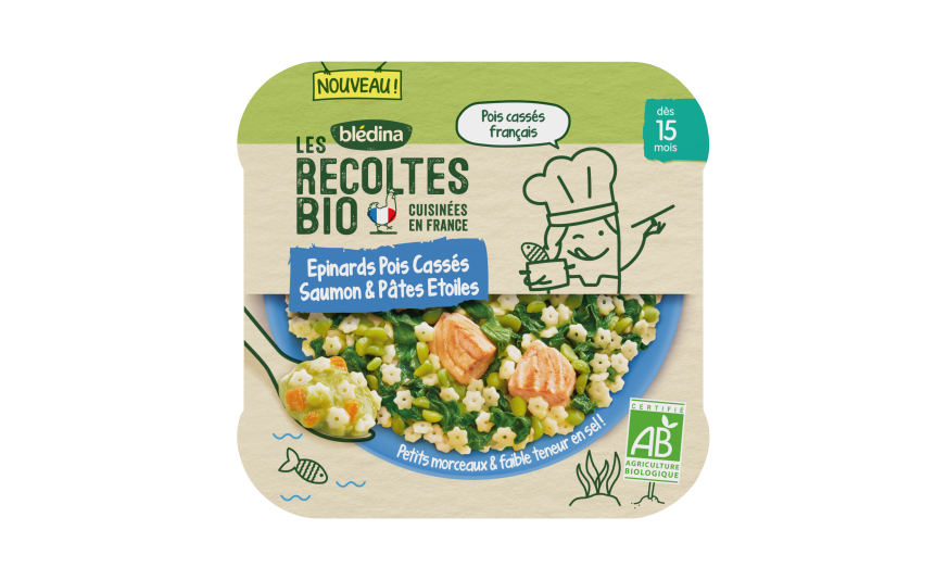 Les Recoltes Bio Epinards Pois Casses Saumon Et Pates Etoiles Pour Bebe Des 15 Mois Bledina Les Recoltes Bio Epinards Pois Casses Saumon Et Pates Etoiles Pour Bebe Des 15 Mois Bledina