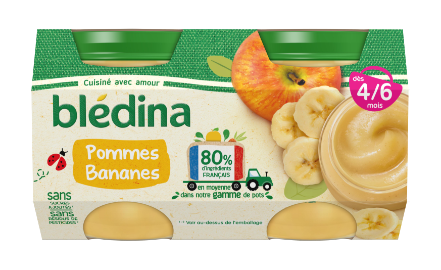 Petits Pots Pommes Bananes Pour Bebe Des 4 6 Mois Bledina Petits Pots Pommes Bananes Pour Bebe Des 4 6 Mois Bledina