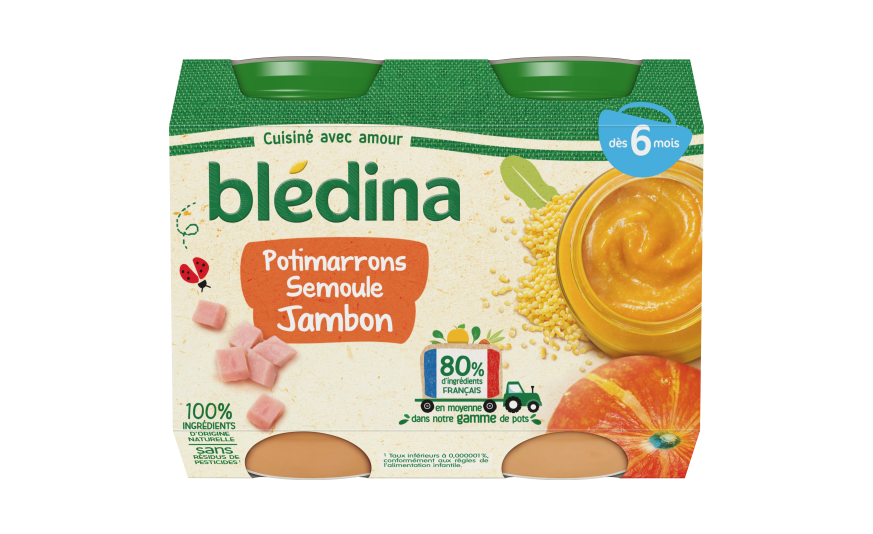 Petits Pots Potimarrons Semoule Jambon Pour Bebe Des 6 Mois Bledina Petits Pots Potimarrons Semoule Jambon Pour Bebe Des 6 Mois Bledina
