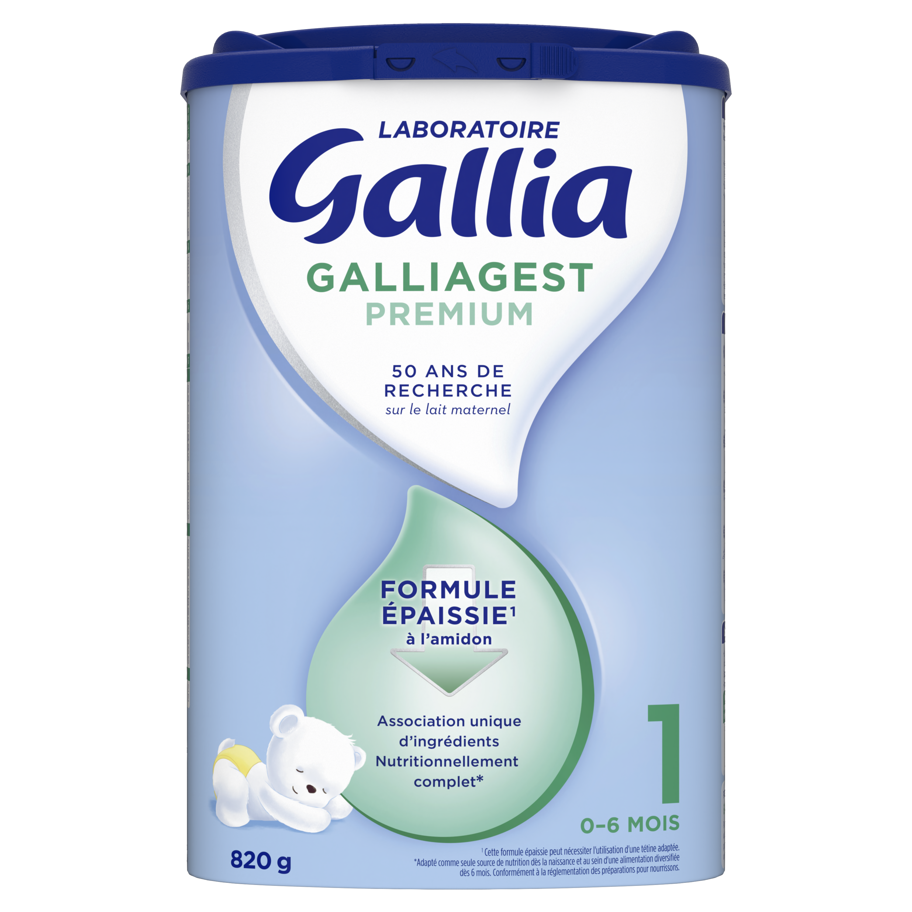 Galliagest 1er âge - 820g - Lait infantile - Lot x3