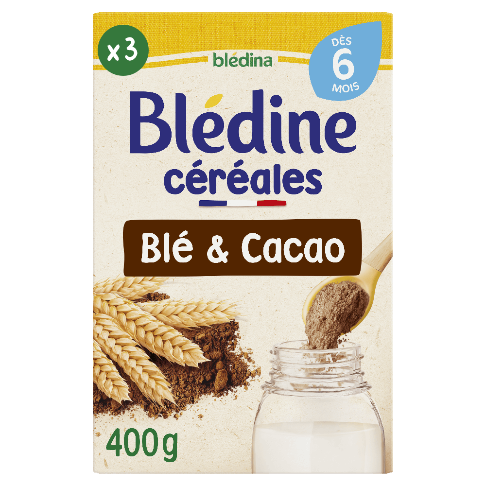 Blédine - Blé et Cacao - Lot x3