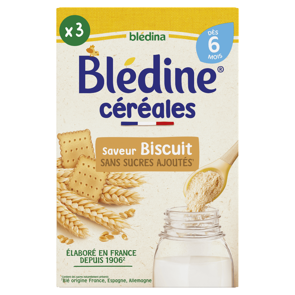 Blédine - Saveur Biscuit - Lot x3
