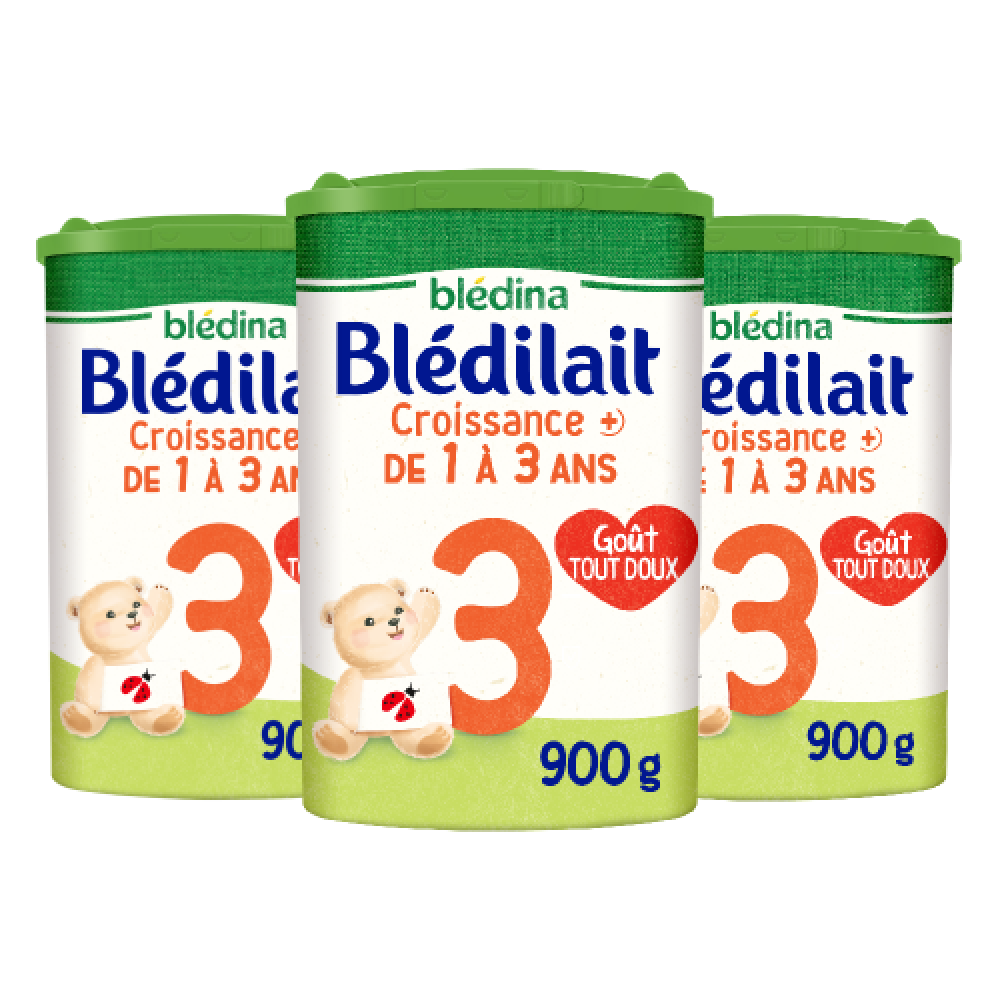 Blédilait Croissance - 900g - Lait infantile - Lot x3