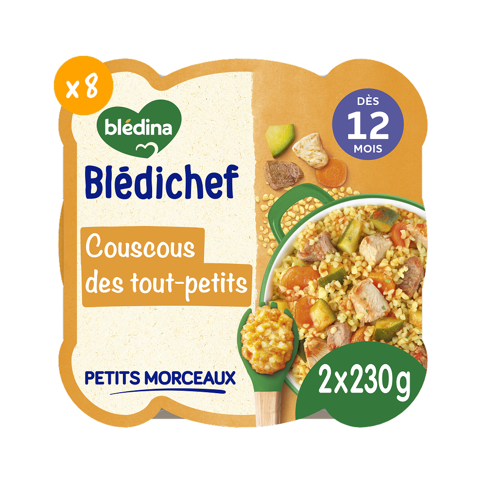 Blédichef - Couscous des tout petits - Lot x8