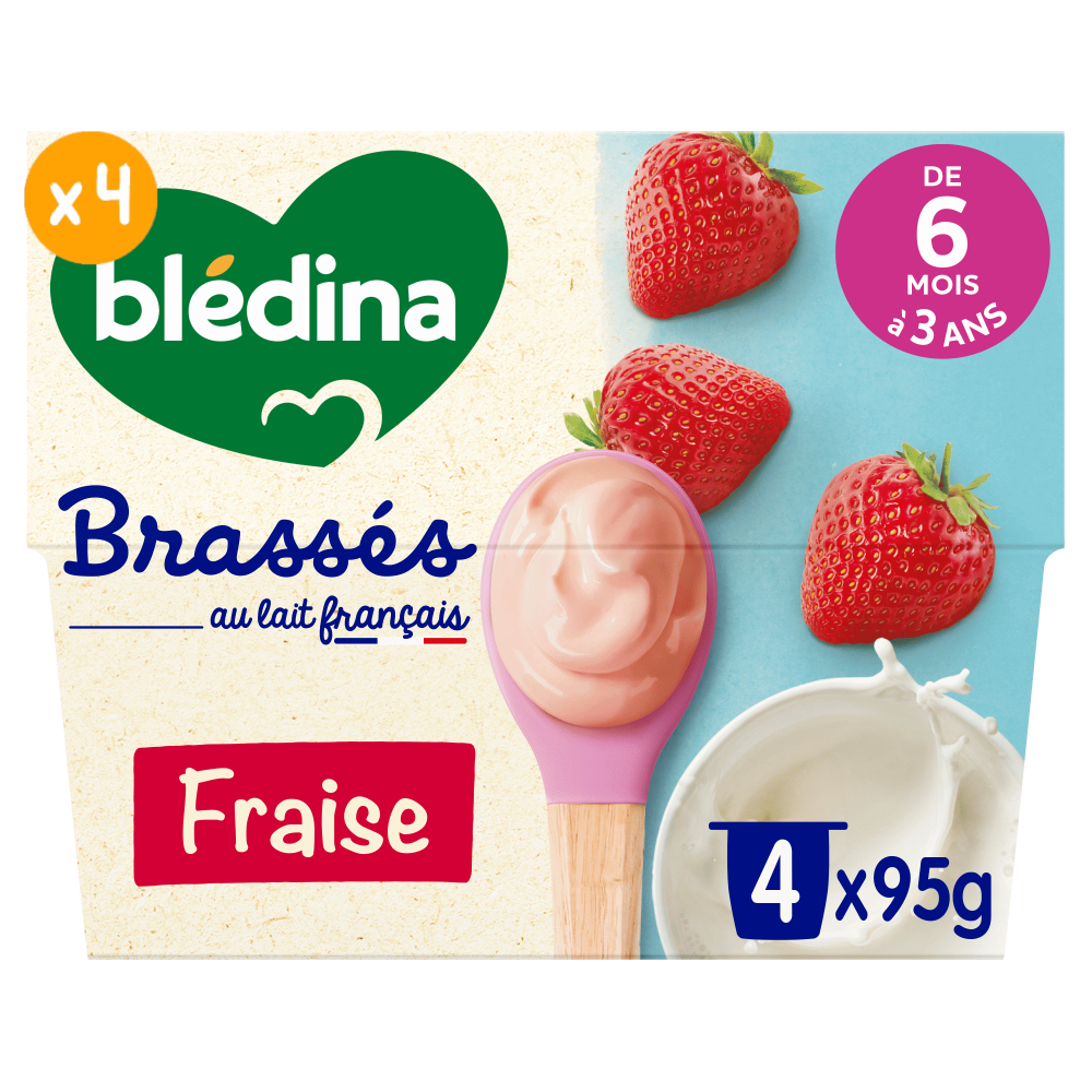 Les Brassés Fraise - Lot x4