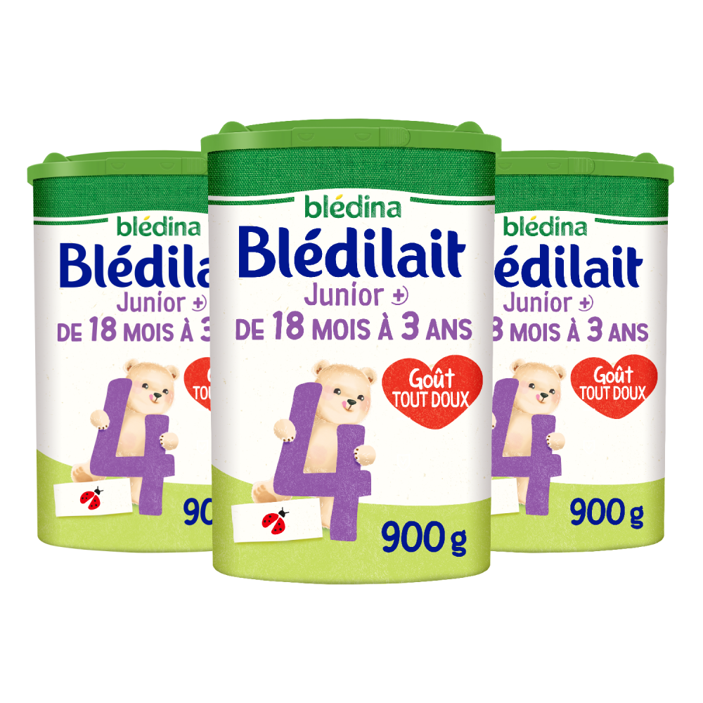 Blédilait Junior - 900g - Lait infantile - Lot x3