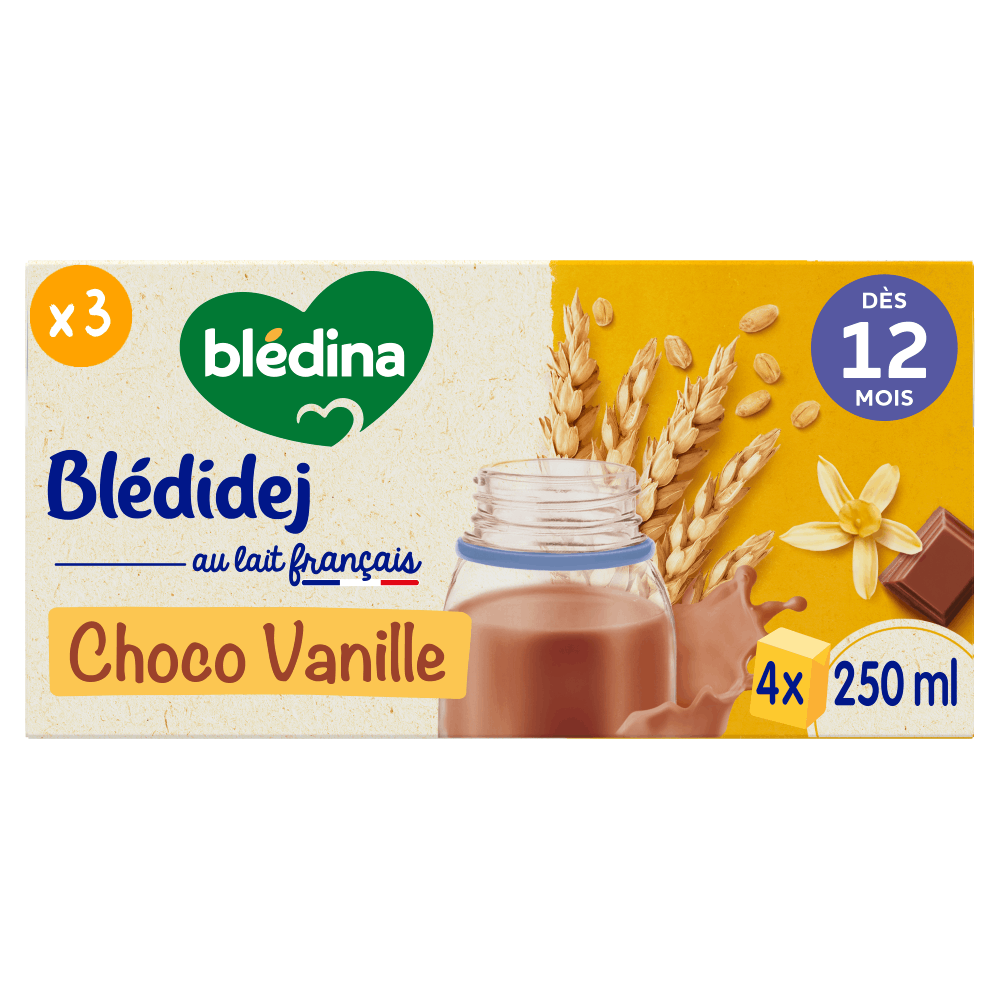 Blédidej - Croissance Choco-Vanille - Lot x3