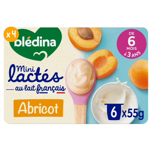 Mini Lactés Abricot - Lot x4